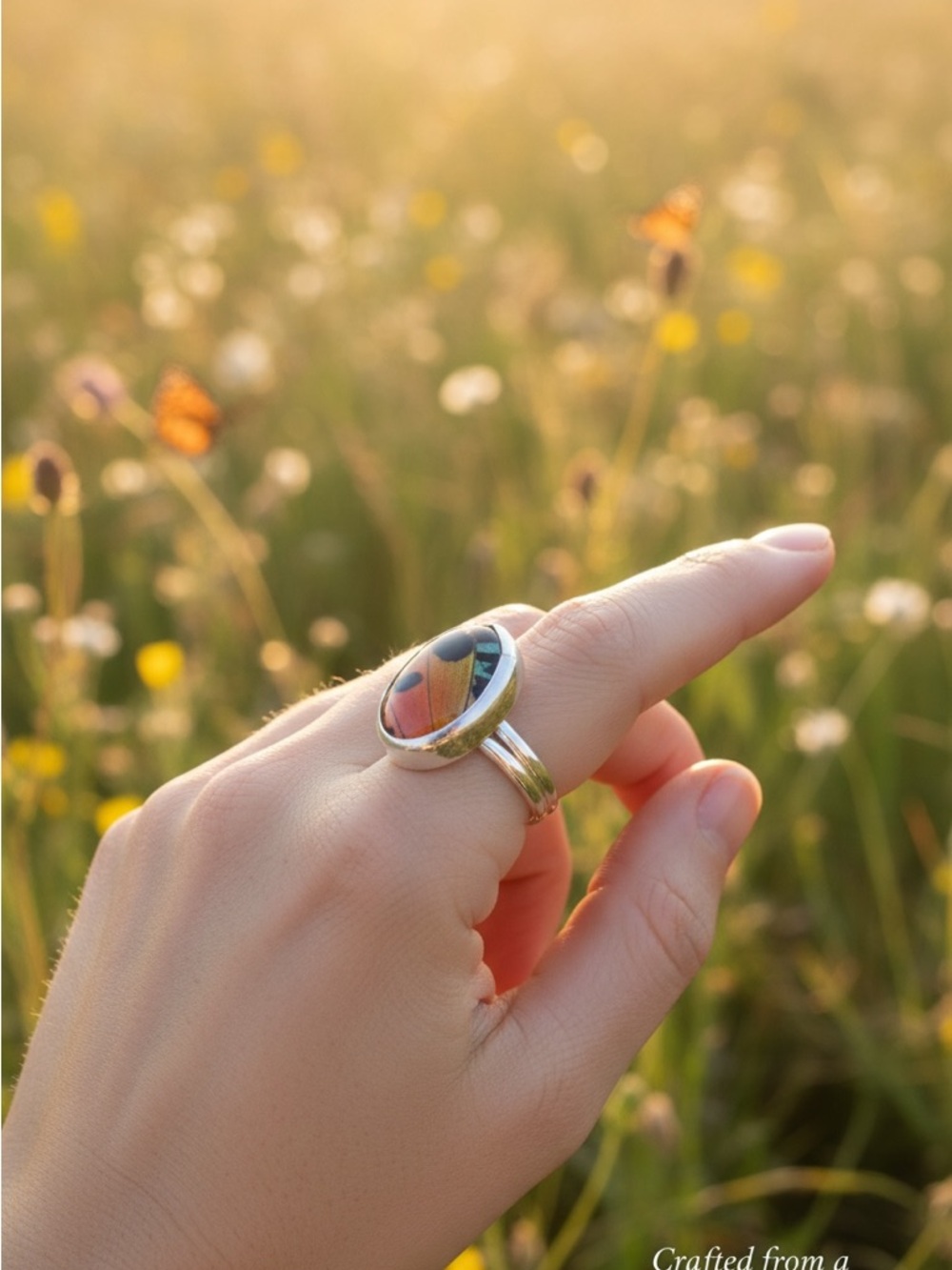 Butterfly Wing Jewelry Ring size 6